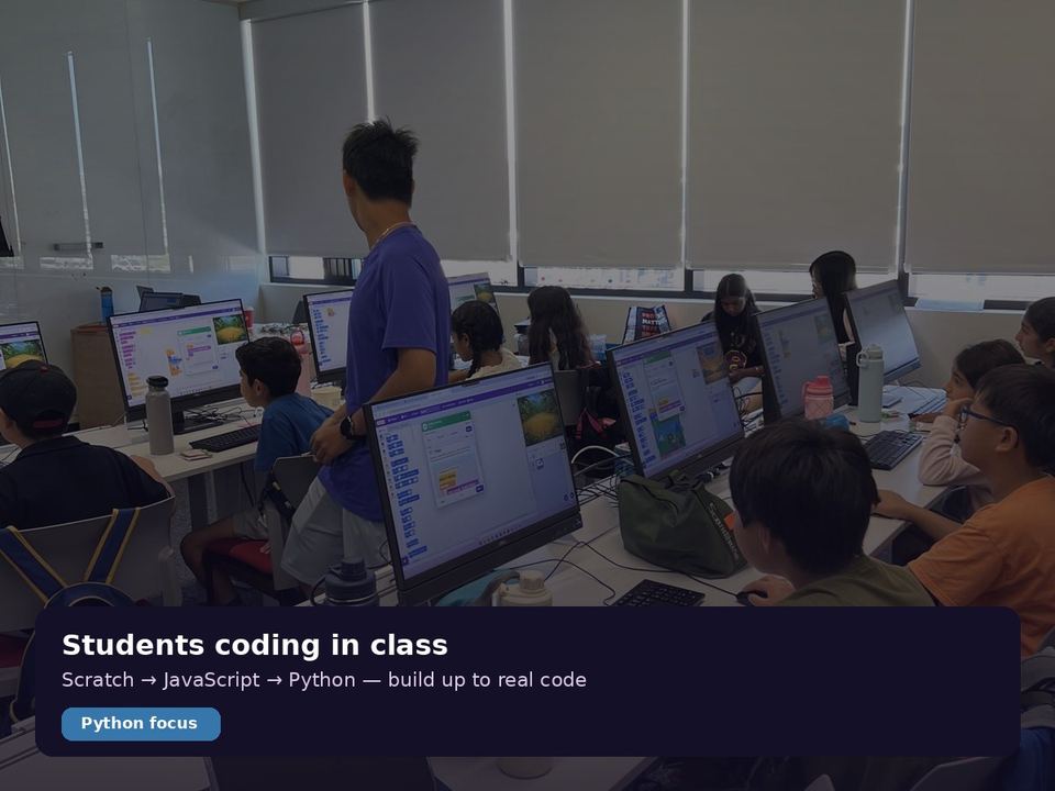 CodeSky coding class — in person and online